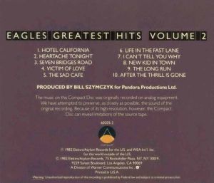 Eagles - Greatest Hits Volume 2 [ CD ]