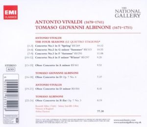 Vivaldi, A. & Albinoni, T. - The Four Seasons & Oboe Concertos [ CD ]