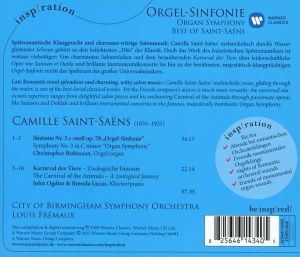 City of Birmingham Symphony Orchestra, Louis Fremaux - Saint-Saens: Organ Symphony - Best Of Saint-Saens [ CD ]