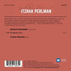Itzhak Perlman - Paganini: 24 Caprices, Op.1 [ CD ]