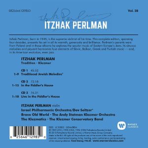 Itzhak Perlman - Klezmer: Traditional Jewish Melodies (3CD)