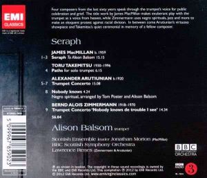 Alison Balsom - Seraph - Trumpet Concertos [ CD ]