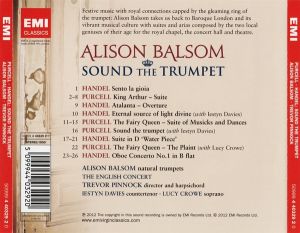 Alison Balsom - Sound The Trumpet (Royal Music Of Purcell And Handel) [ CD ]