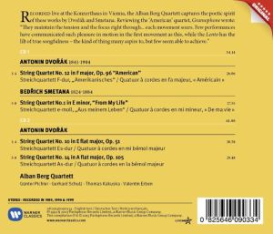 Alban Berg Quartett - Dvorak & Smetana: String Quartets (Live At Vienna) (2CD)