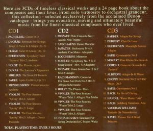 Classical Great: Beethoven, Mozart, Vivaldi and more - Varous (3CD-Tin) [ CD ]