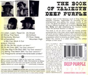 Deep Purple - The Book Of Taliesyn [ CD ]