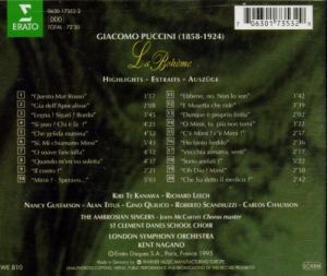 Puccini, G. - La Boheme (highlights) [ CD ]