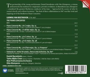 Daniel Barenboim, John Alldis Choir, Philharmonia Orchestra, Otto Klemperer - Beethoven: Complete Piano Concertos (3CD)