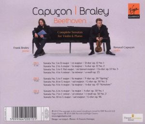 Renaud Capucon, Frank Braley - Beethoven: Complete Sonatas For Violin & Piano (3CD)