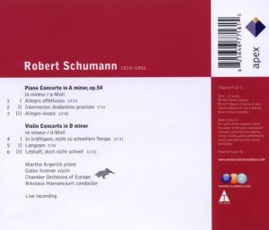 Schumann, R. - Piano & Violin Concertos [ CD ]