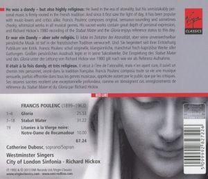 Poulenc, F. - Gloria, Stabat Mater [ CD ]