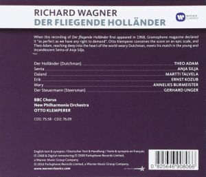 Otto Klemperer, New Philharmonia Orchestra - Wagner: Der Fliegende Hollander (The Flying Dutchman) (2CD)