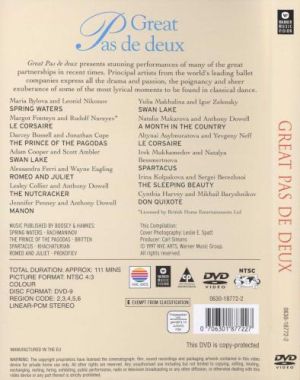 Great Pas De Deux - Nureyev, Baryshnikov, Makarova, Mukhamedov - Various (DVD-Video) [ DVD ]