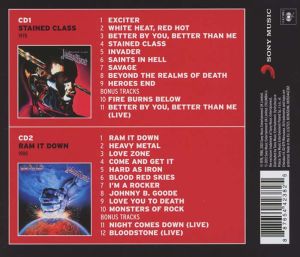 Judas Priest - Stained Class & Ram It Down (Two Original Albums) (2CD) [ CD ]