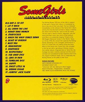 Rolling Stones - Some Girls - Live In Texas '78 (Blu-Ray with CD) [ BLU-RAY ]