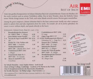 Bach, J. S. - Air - Best Of Bach [ CD ]