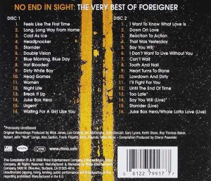 Foreigner - No End In Sight: The Very Best Of Foreigner (2CD) [ CD ]
