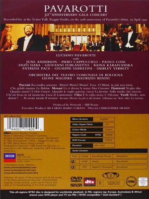 Luciano Pavarotti - 30th Anniversary Gala Concert (DVD-Video) [ DVD ]