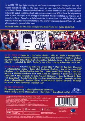 Freddie Mercury Tribute Concert - Various Artists (3 x DVD-Video)