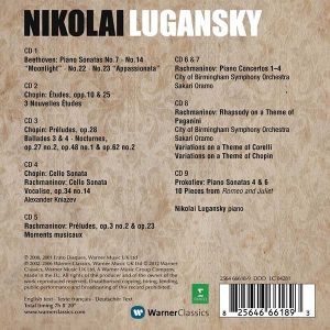 Nikolai Lugansky - Nikolai Lugansky Plays Chopin, Rachmaninov, Beethoven & Prokofiev (9CD box set)