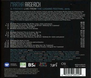Martha Argerich - Martha Argerich and Friends Live from the Lugano Festival 2015 (3CD) [ CD ]