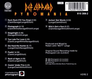 Def Leppard - Pyromania [ CD ]