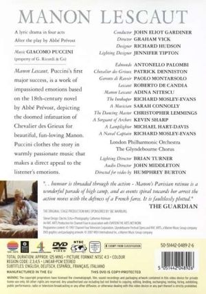 John Eliot Gardiner - Puccini: Manon Lescaut (Glyndebourne Festival Opera) (DVD-Video)
