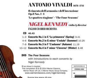 Nigel Kennedy - Vivaldi: The Four Seasons (CD with DVD)