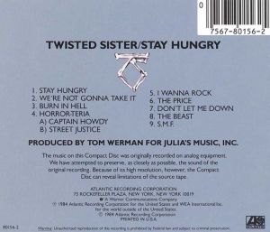 Twisted Sister - Stay Hungry [ CD ]