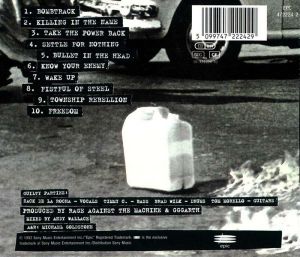 Rage Against The Machine - Rage Against The Machine [ CD ]