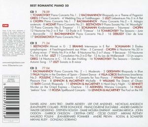 50 Best Romantic Piano Classics - Various Artists (3CD) [ CD ]