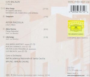 Bacalov & Piazzolla - Misa Tango, Tangosaín, Adiós Nonino, Libertango [ CD ]