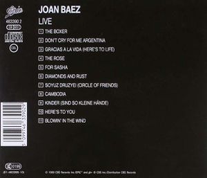 Joan Baez - Live [ CD ]