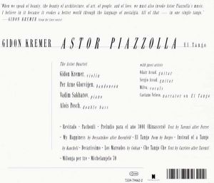 Gidon Kremer - Astor Piazzolla: El Tango (CD)