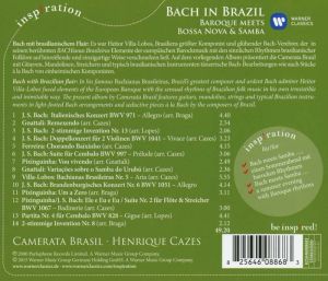 Camerata Brazil - Bach In Brasil - Baroque Meets Bossa Nova & Samba [ CD ]