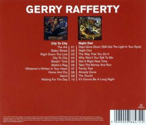 Gerry Rafferty - City To City & Night Owl (2 Original Classic Albums) (2CD box)