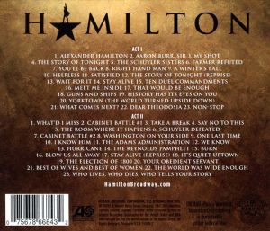 Hamilton (Original Broadway Cast Recording) - Various Artists (2CD) [ CD ]