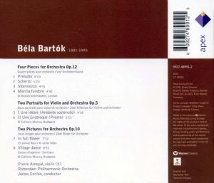 Bartok, B. - 4 Pieces For Orchestra [ CD ]