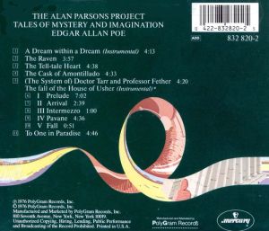 Alan Parsons Project - Tales Of Mystery And Imagination [ CD ]