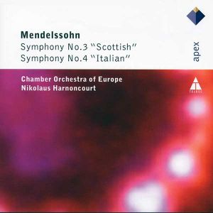 Nikolaus Harnoncourt - Mendelssohn: Symphony No.3 'Scottish' & No.4 'Italian'  [ CD ]
