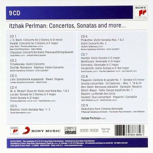 Itzhak Perlman - Itzhak Perlman Plays Concertos, Sonatas And More... (9CD Box) [ CD ]