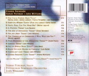 Itzhak Perlman & John Williams - Cinema Serenade [ CD ]