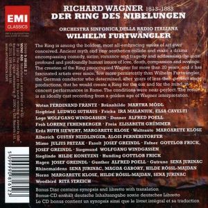 Wilhelm Furtwangler, Orchestra Sinfonica Della Radio Italiana - Wagner: Der Ring Des Nibelungen (14CD Box)