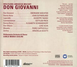 Carlo Maria Giulini - Mozart: Don Giovanni (Deluxe Edition) (3CD)