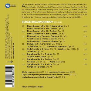 Nikolai Lugansky - Rachmaninov: The Four Piano Concertos, Three Symphonies & Orchestral Works (8CD box set)