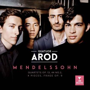 Quatuor Arod & Marianne Crebassa - Mendelssohn: String Quartets Op.13, Op.44 No.2, Op.13, Four Pieces Op.84, Lied No.1 'Frage' [ CD ]