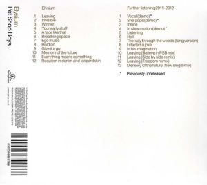 Pet Shop Boys - Elysium: Further Listening 2011-2012 (2CD)