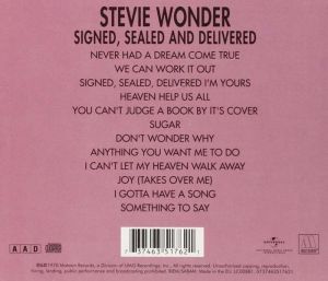 Stevie Wonder - Signed, Sealed & Delivere [ CD ]