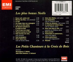 Les Petits Chanteurs A La Croix De Bois - Noel - Christmas Songs [ CD ]