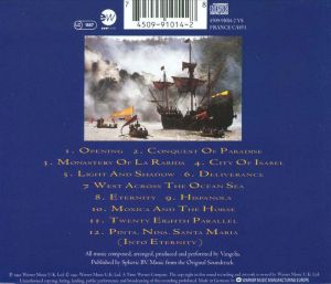 Vangelis - 1492 - Conquest Of Paradise (Music From The Original Soundtrack) [ CD ]